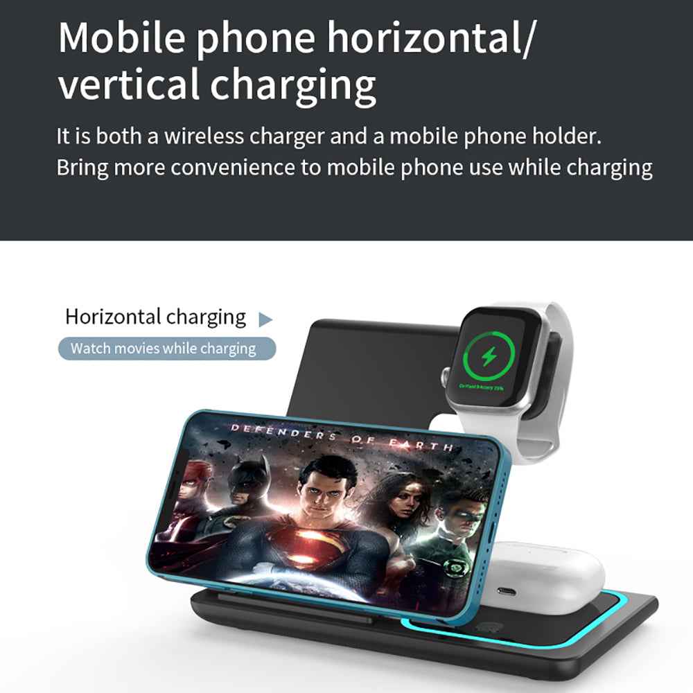 Foldable 3 in 1 Wireless Charger