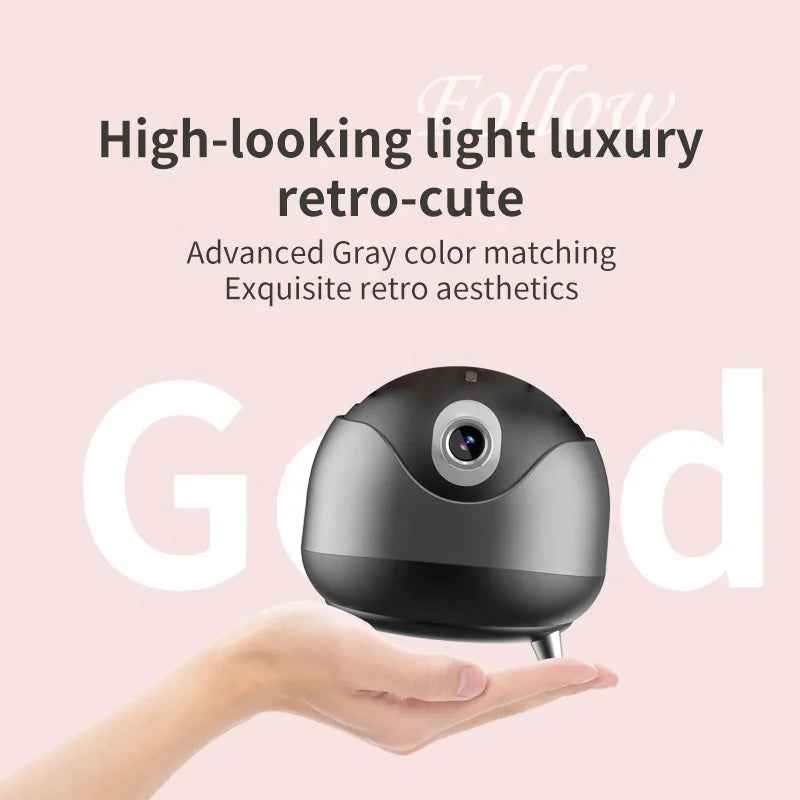AI Selfie Stick 360° Gimbal Stabilizer with Auto Tracking.