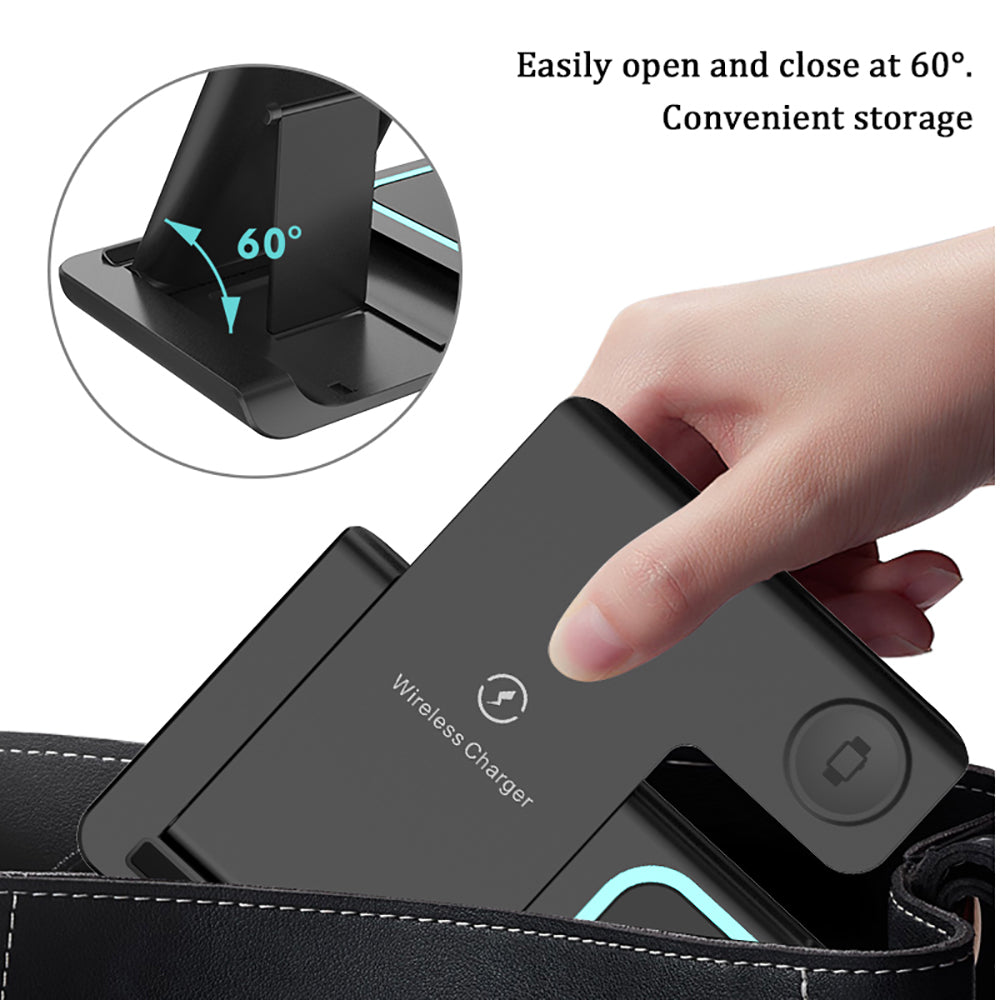 Foldable 3 in 1 Wireless Charger