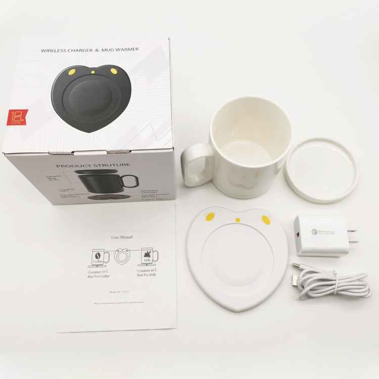 New  3 in 1 Temperature Control Smart Mug  With Wireless Charger for Phone