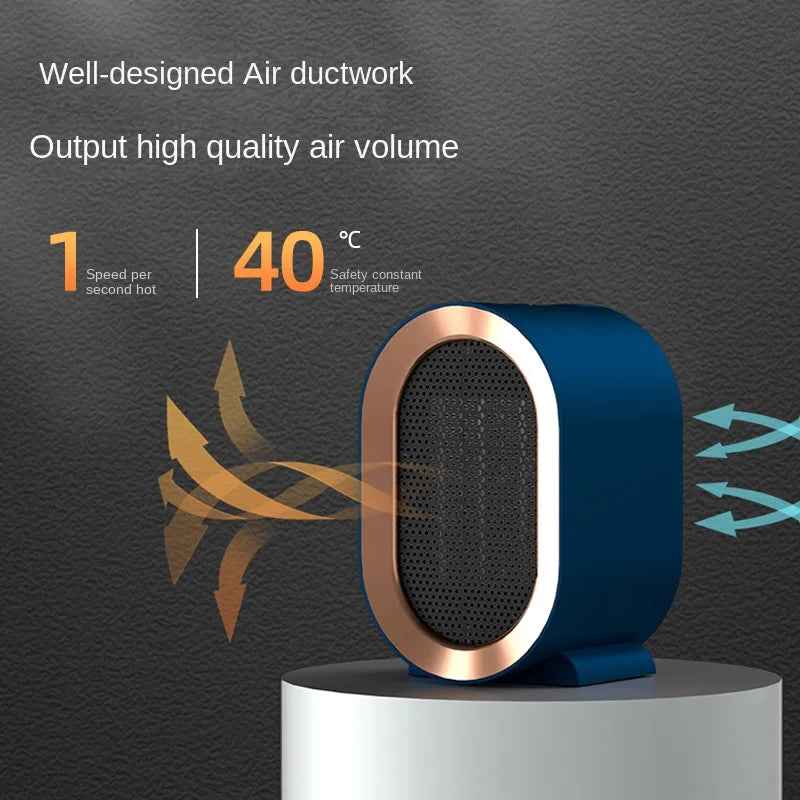 Compact Ceramic Space Heater for Indoor Use