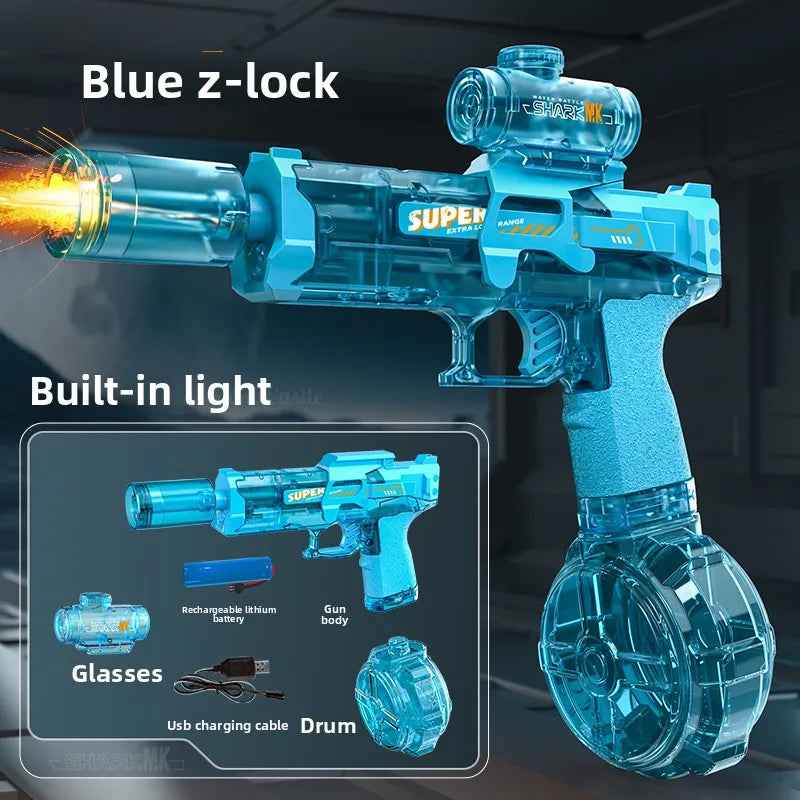 Automatic Electric Water Blaster - 43cm High-Powered Rechargeable Water Gun