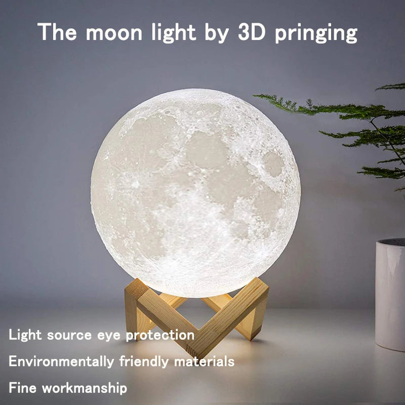 LED Moon Shaped Night Light